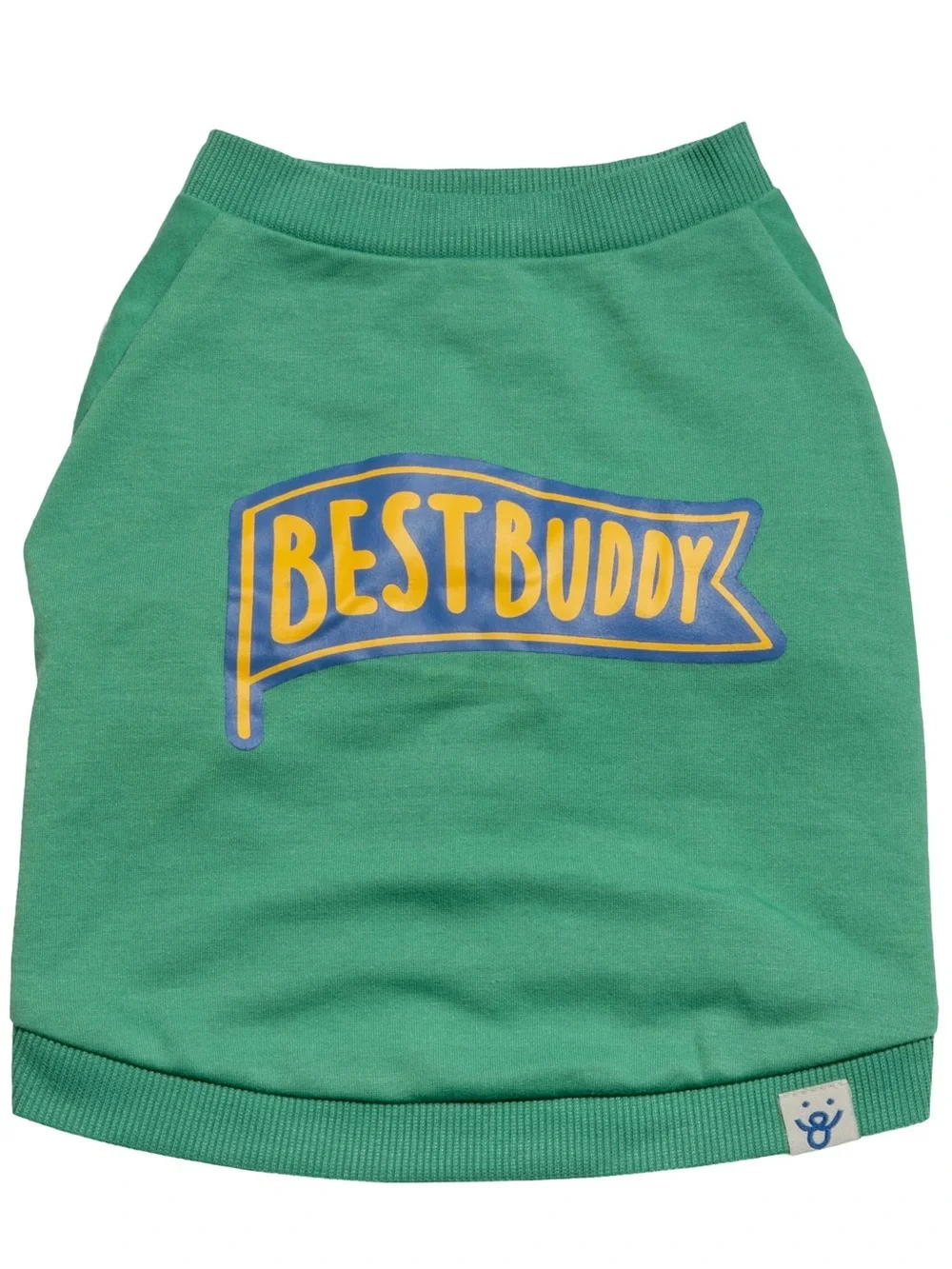 Oodles Green Best Buddy Graphic Dog Shirt Clothes Small